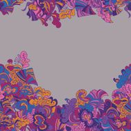 Abstract seamless hand-drawn border N6