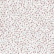 Heart&#039;s red seamless pattern