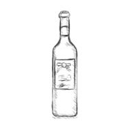 Vector Single Sketch Bottle N2