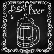 hand drawn sketch of beer N9