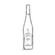 Vector Single Sketch Bottle N10