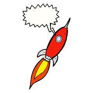 cartoon spaceship with thought bubble N31