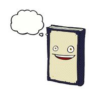 cartoon book with thought bubble N2