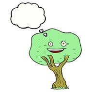 cartoon tree with thought bubble N2