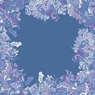 Abstract seamless hand-drawn border N8