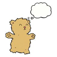 cartoon teddy bear with thought bubble N108