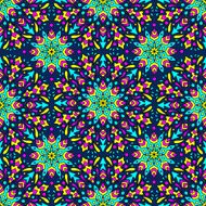 seamless pattern with colorful circular ornament