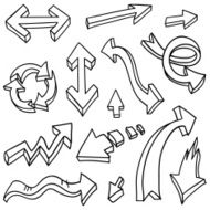 Bow and arrows in black &amp; white N2