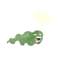 cartoon ghost with speech bubble N23