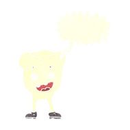cartoon tooth with speech bubble N16