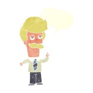 cartoon mna with mustache explaining speech bubble N2
