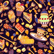 tea party pattern N9