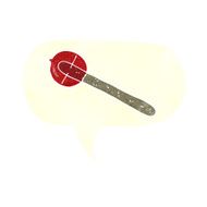 cartoon lollipop with speech bubble N2