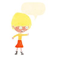 cartoon woman stressing out with speech bubble N18