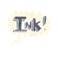 ink cartoon with speech bubble N2