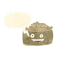 cartoon pie with speech bubble N2