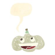 cartoon garlic with speech bubble N3