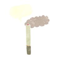cartoon cigarette with speech bubble N14