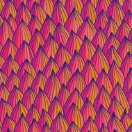 Seamless wave hand-drawn pattern Bright pattern