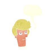 cartoon bored man with speech bubble N39