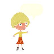 cartoon woman giving thumbs up symbol with speech bubble N64