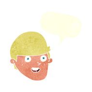 cartoon man with big chin speech bubble N19