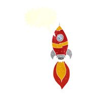 cartoon spaceship with speech bubble N31