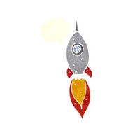 cartoon spaceship with speech bubble N32