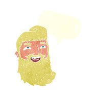 cartoon man with beard laughing speech bubble N9