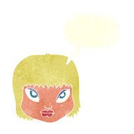 cartoon annoyed face with speech bubble N10