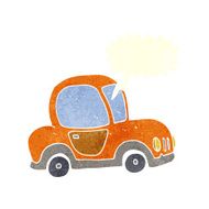 cartoon car with speech bubble N37