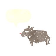 Cartoon Terrier With Speech Bubble N10