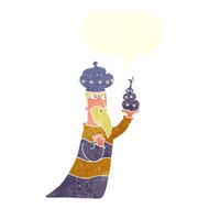 one of the three wise men with speech bubble N37
