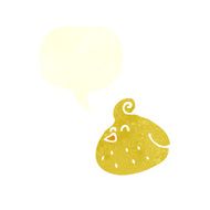 cartoon bird with speech bubble N274