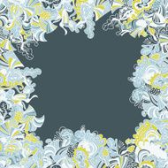 Abstract seamless hand-drawn border N13