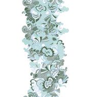 Abstract seamless hand-drawn border N14