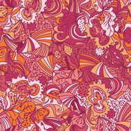 Abstract seamless hand-drawn pattern N19