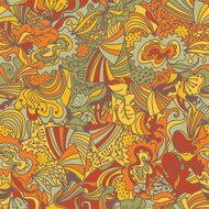 Abstract seamless hand-drawn pattern N29