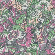 Abstract seamless hand-drawn pattern N30