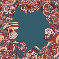 Abstract seamless hand-drawn border N31
