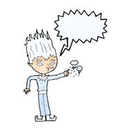 jack frost cartoon with speech bubble N5