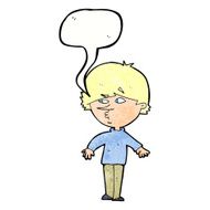 cartoon suspicious man looking over shoulder with speech bubble N11