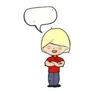 cartoon man with crossed arms speech bubble N31