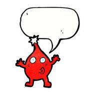 cartoon funny christmas character with speech bubble N10