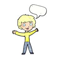 cartoon woman waving arms with speech bubble N21