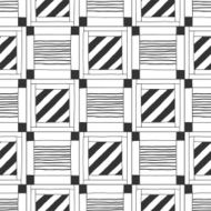 Seamless black and white abstract pattern