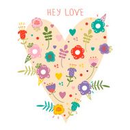 Vintage floral composition