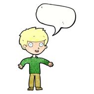 cartoon happy man with speech bubble N468