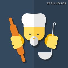 cook flat icon