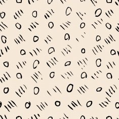 Hand drawn seamless pattern N18